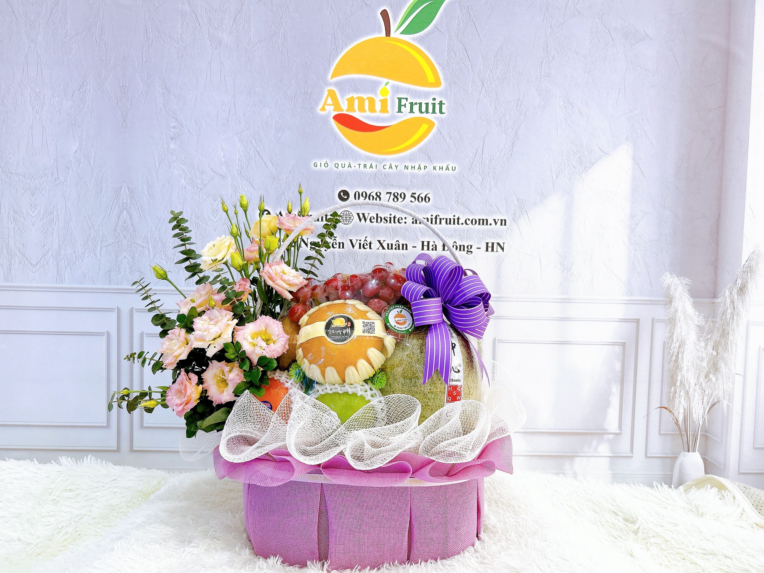 giỏ trái cây tặng sinh nhật Amifruit, Hà Nội
