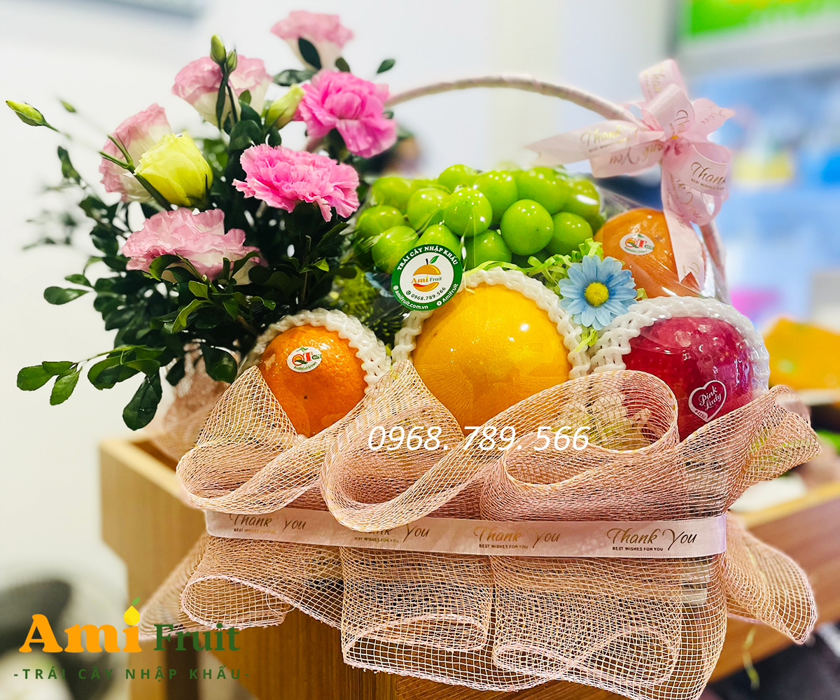 giỏ hoa quả tặng tại Hà Nội từ 400K