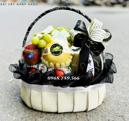 giỏ quà đi viếng đám tang cao cấp