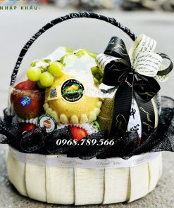 giỏ quà đi viếng đám tang cao cấp