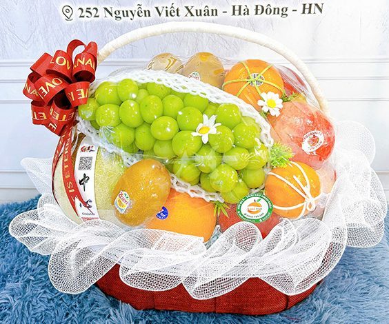 lãng trái cây nhập khẩu, giỏ hoa quả