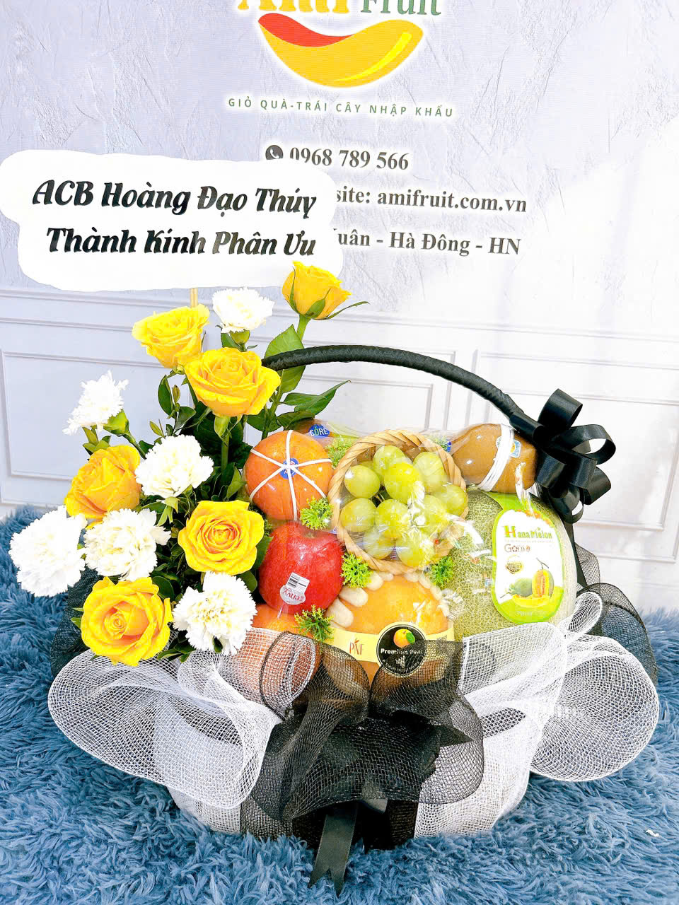 giỏ trái cây viếng đám tang