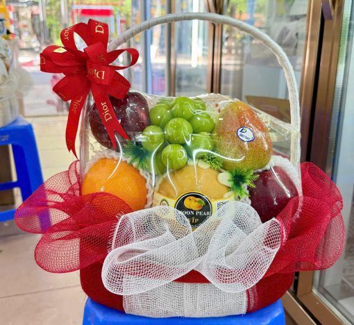 giỏ hoa quả nhập khẩu
