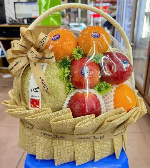 giỏ hoa quả nhập khẩu