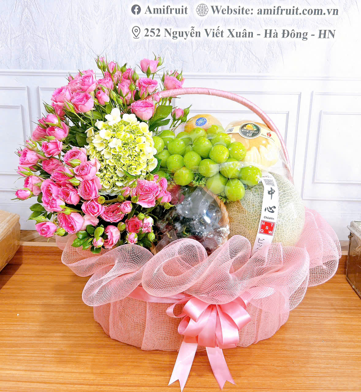 giỏ hoa quả nhập khẩu