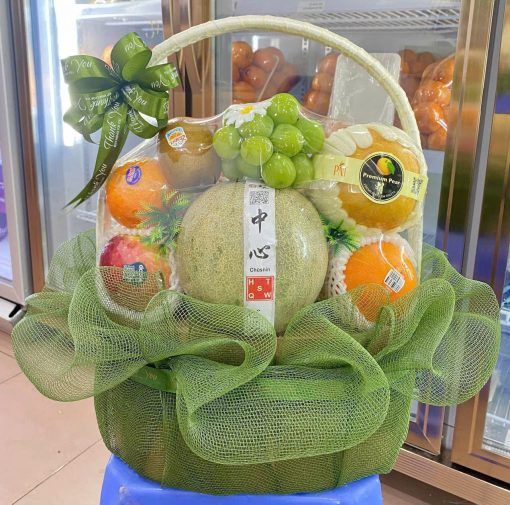 giỏ hoa quả nhập khẩu