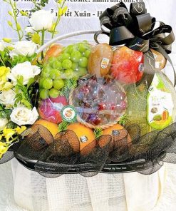 Lãng hoa quả, giỏ trái cây cao cấp đám viếng, đám hiếu