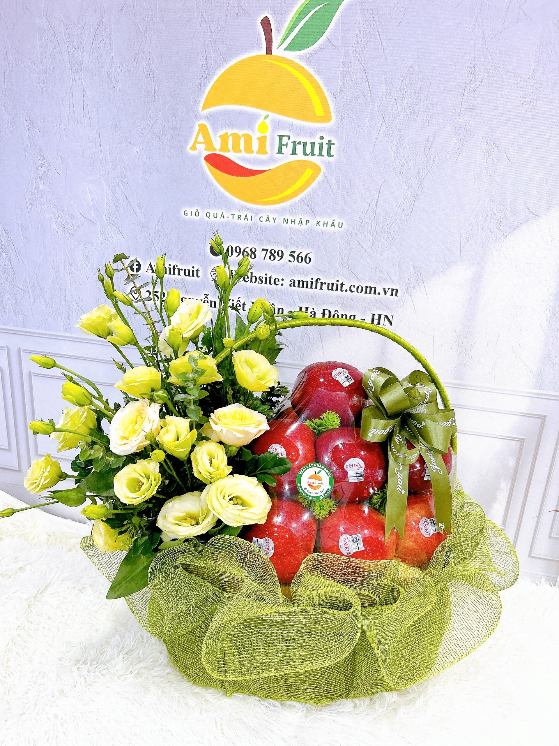 giỏ hoa quả quà tặng trái cây Amifruit