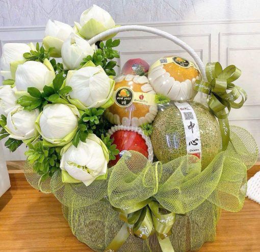 giỏ hoa quả biếu tặng