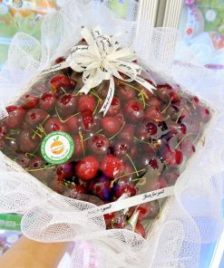 khay trái cây, hộp trái cây cherry