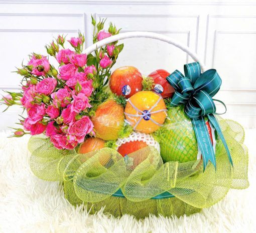 giỏ hoa quả nhập khẩu