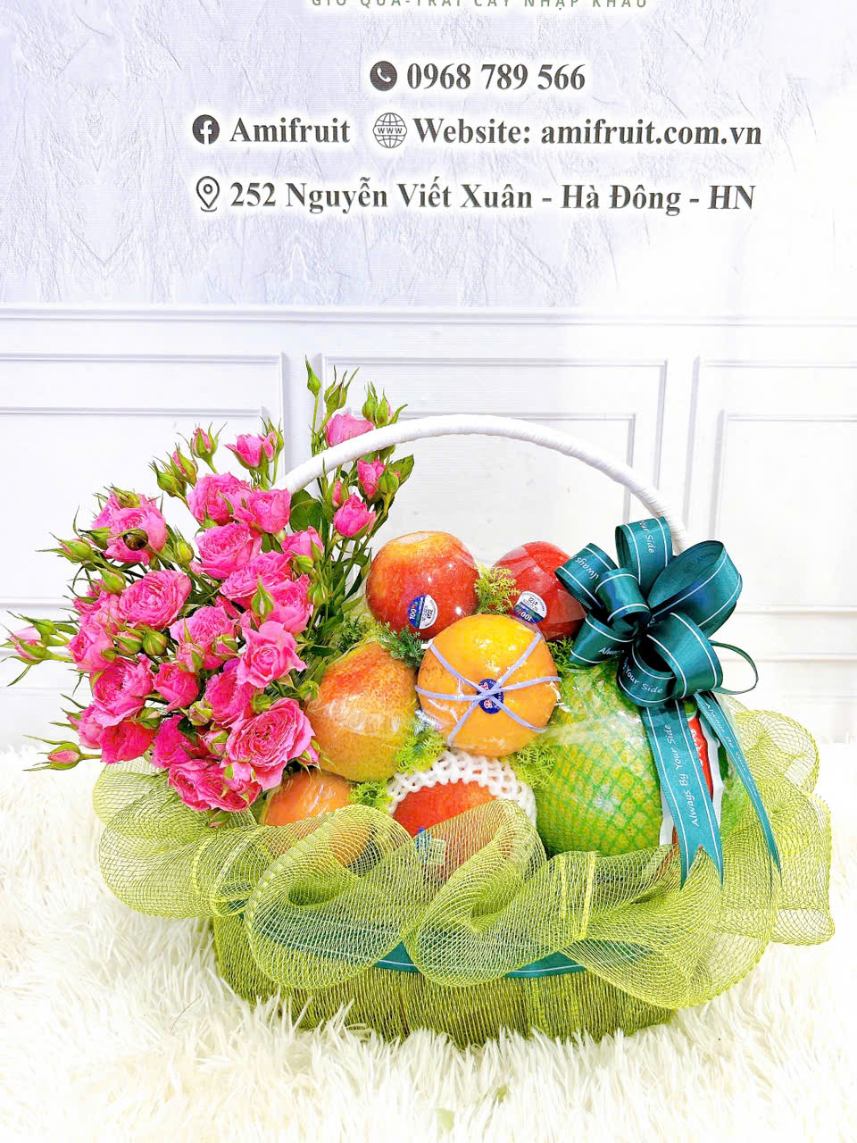 giỏ hoa quả nhập khẩu
