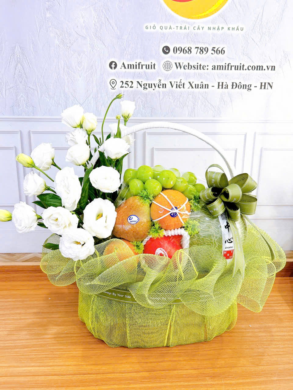 Giỏ hoa quả nhập khẩu