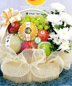 Giỏ hoa quả đi viếng đám tang, đi đám giỗ