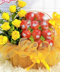 giỏ hoa quả nhập khẩu