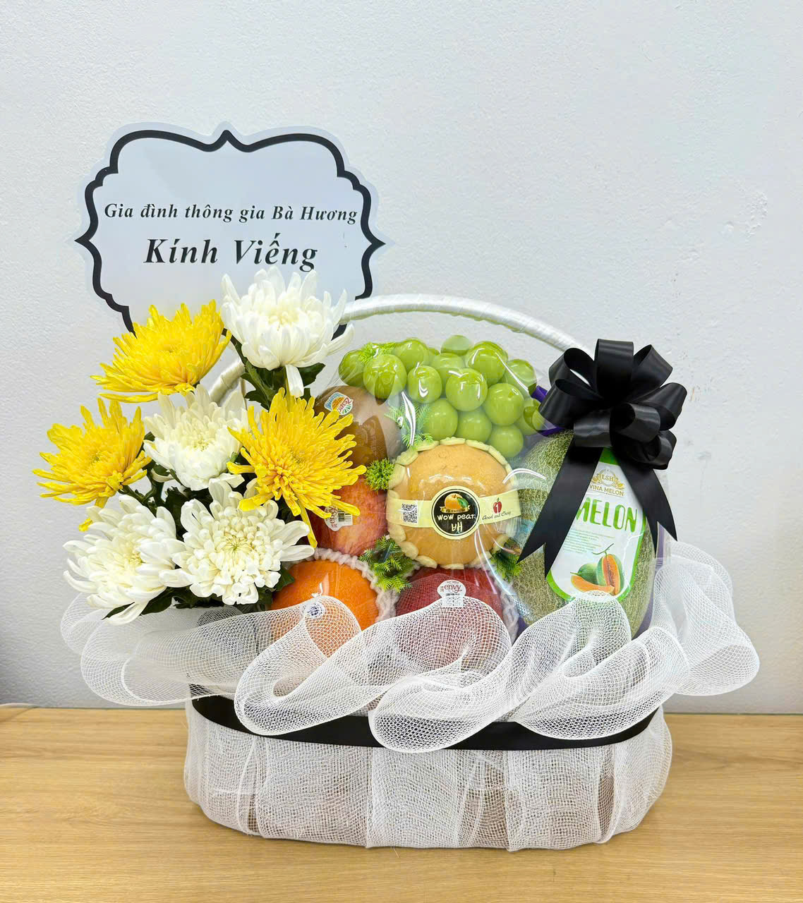 giỏ trái cây chia buồn