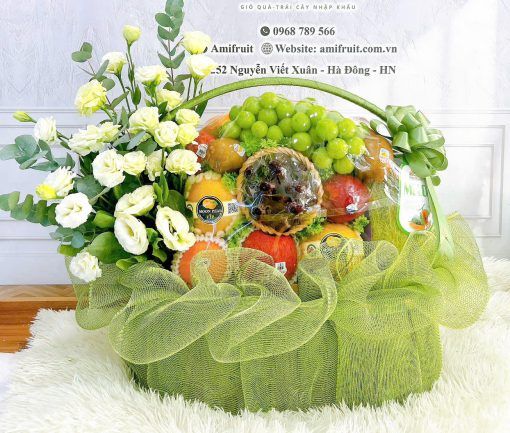 lãng hoa quả nhập khẩu, giỏ trái cây
