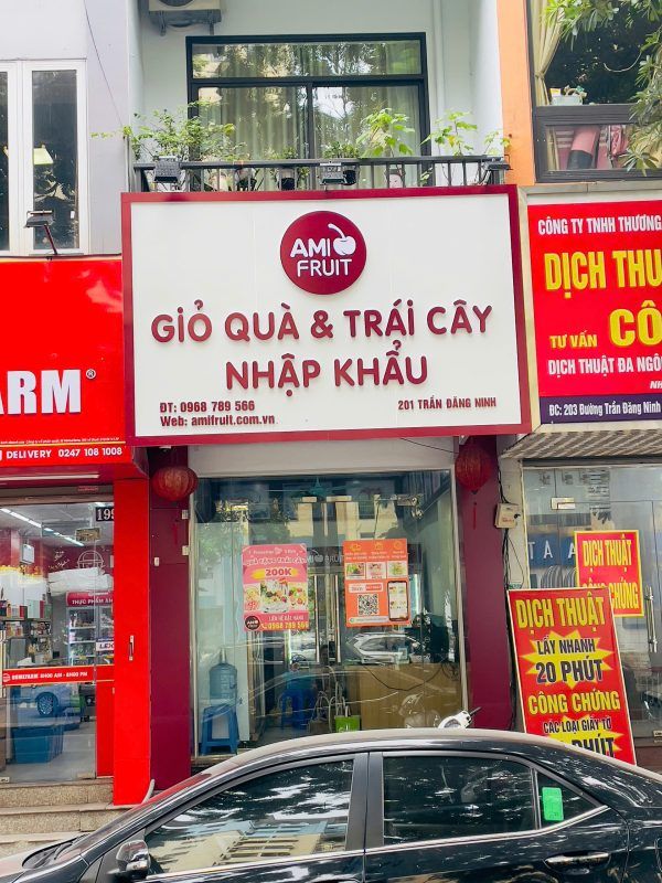 cửa hàng trái cây nhập khẩu